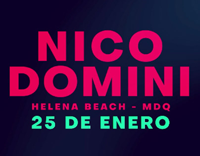 Promo Nico Domini