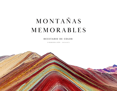 Montañas Memorables | Tejido con teñido natural