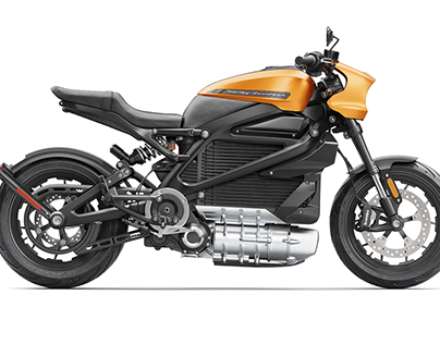 LiveWire Motorcycle Studio 3D Render