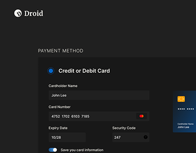 Credit/ Debit Card Checkout