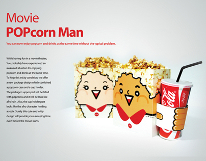 Movie Popcorn Man