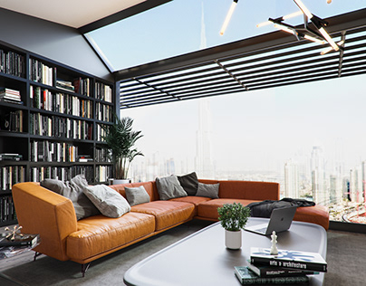 Dubai Apartament Design Visualization.