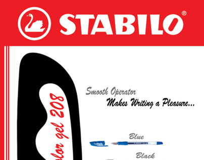 Stabilo Flyer and Kiosk Ad