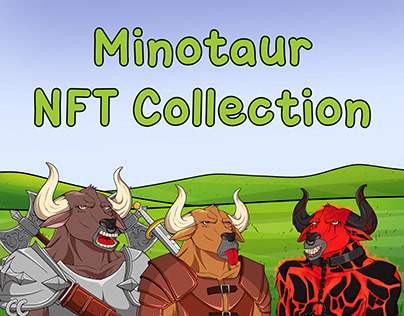 Minotaur NFT Collection | Cartoon Style | NFT Art