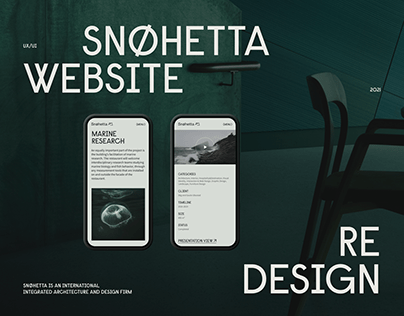 Snøhetta — webdesign