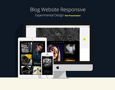 Blog Website (Responsive Experimental Design)