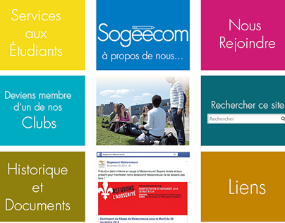 Sogeecom - website prototype