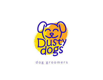 Cheerful brand identity design for a dog groomers