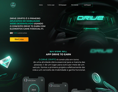 Landing Page - Drive Crypto