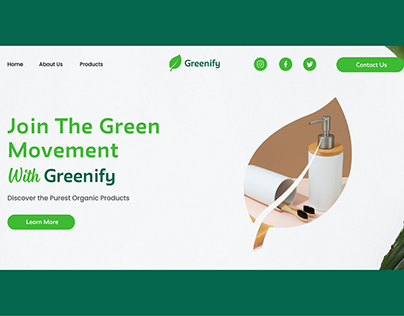 Eco-Friendly Products Landing Page