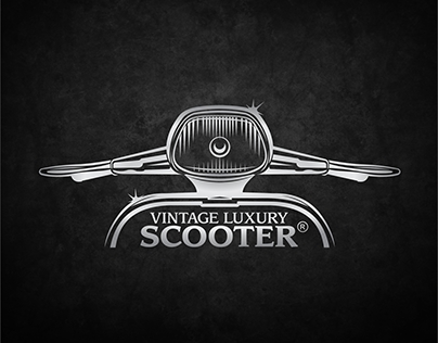 Logo - Vintage Luxury Scooter