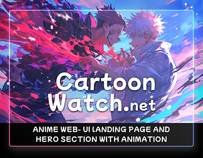 Anime Watching Website Ui Concept