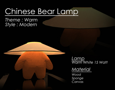 Chinese Bear Lamp