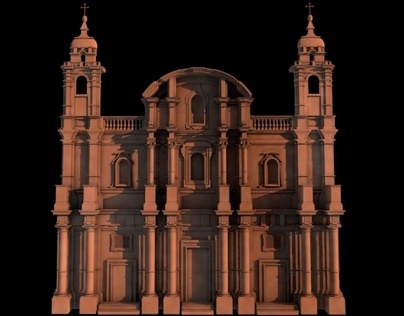 3D San Domenico façade | Palermo, Italy | 1458 - 1726