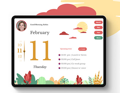 Interactive Calendar App