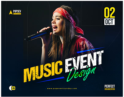 Music Event Poster Cover & Flyer Design - Full Campaign