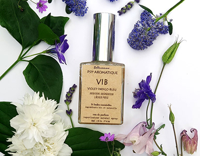Parfum psy-aromatique VIB - Violet-Indigo-Bleu -