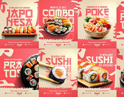 Social media - Sushi (Restaurante japonês)