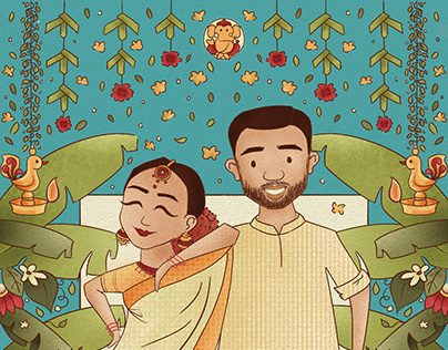 (South) Indian Wedding Invitation