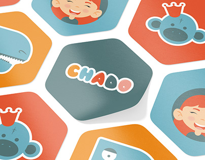 CHADO - logo and brand identity of toys online shop