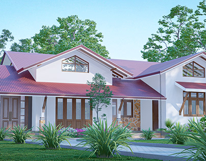 Single Story House For Mr. Malinga, Nattandiya,Srilanka