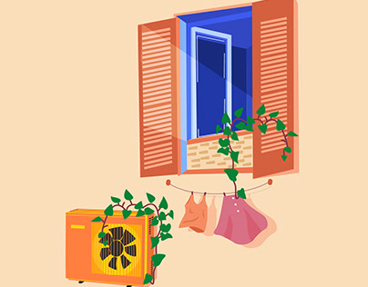 MY window in summer