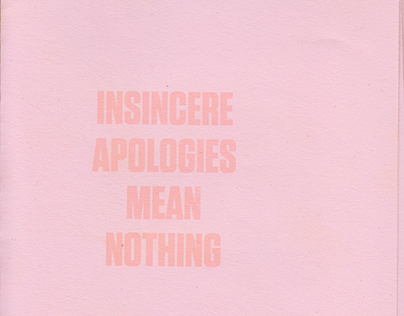 Insincere Apologies Mean Nothing