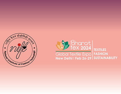 BharatTex 2024- Brochure and Invite Design.