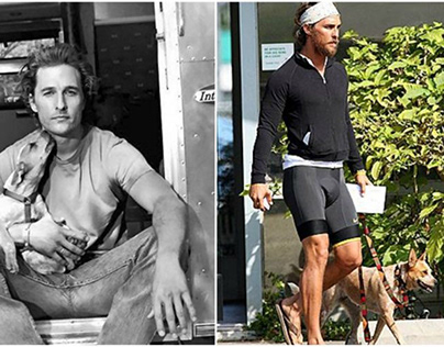 Matthew McConaughey Dogs
