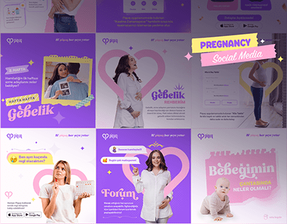 Pregnancy social media design 🤰