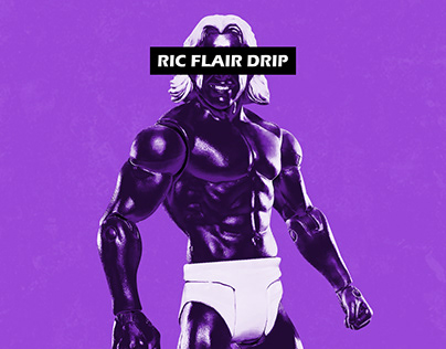 RIC FLAIR DRIP ( KINGCHAIN REMIX ) Cover Design