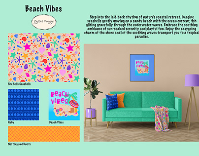Beach Vibes Pattern Collection