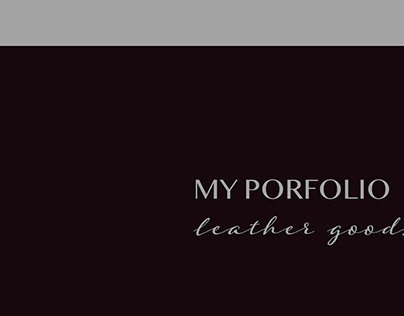 PORTFOLIO- Doma Leather
