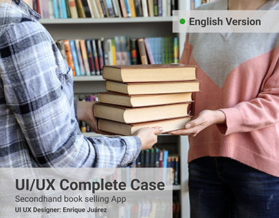 UI/UX Complete Case Secondhand book selling App