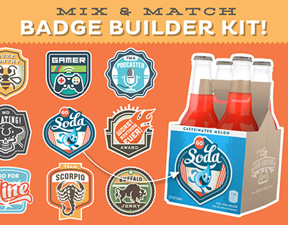 Mix & Match Badge Builder Kit