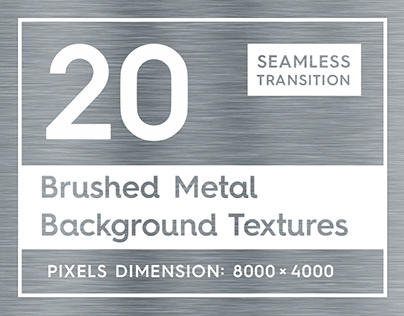 20 Seamless Brushed Metal Background Textures. DOWNLOAD