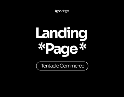 LANDING PAGE - TENTACLE COMMERCE