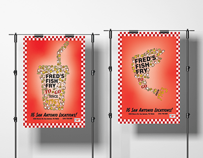 Freds Fish Fry Posters