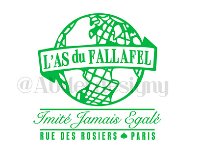 Project thumbnail - l'as du fallafel WITH sweetpants 1992 Shirt design