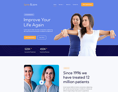 Spine and Joint Website Design