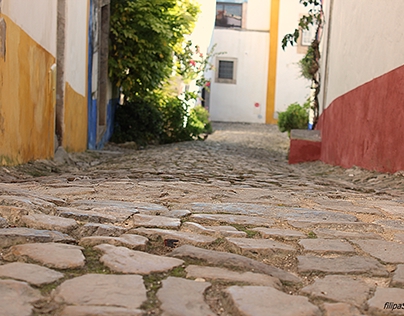 Photography, streets of the village of Obidos