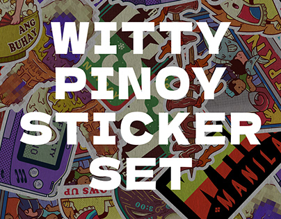 Sticker set: Witty Pinoy