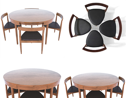 Hand Compact Dining Set 3D Free