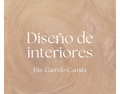 Portfolio Diseño de interiores- Garrido Camila