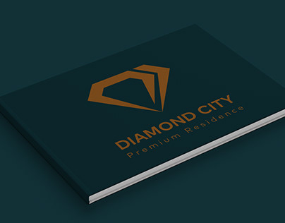 Diamond City logo. Brand Identity Concept Design.