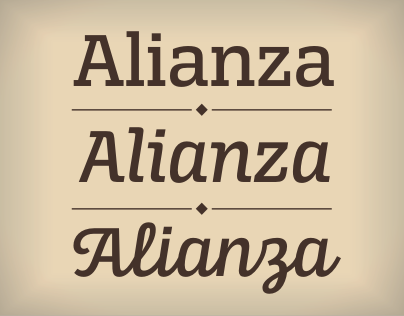 Alianza Font Family