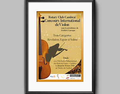 Flyer concours de violon