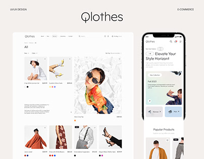 Qlouthes | UI/UX | E-commerce