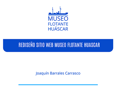 Rediseño sitio web museo flotante Huascar
