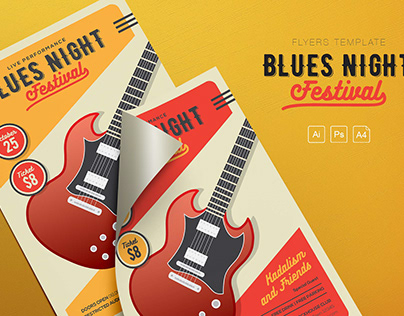Blues Night Festival Template